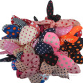 New Products 2014 Polka Dot rabbit hair elastic accessory for female students